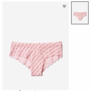 Pink lace back no-show cheekster 5 for $25